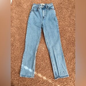 Abercrombie & Fitch Medium Blue Women's Straight Jeans